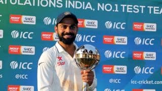 Virat Kohli, Team India to receive ICC Test mace at the end of T20I series Virat Kohli, Team India to receive ICC Test mace at the end of T20I series